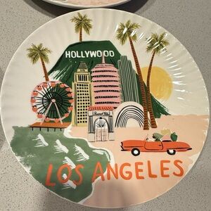 Rifle Paper Co X Anthropologie Los Angeles Plates (Set of 4)